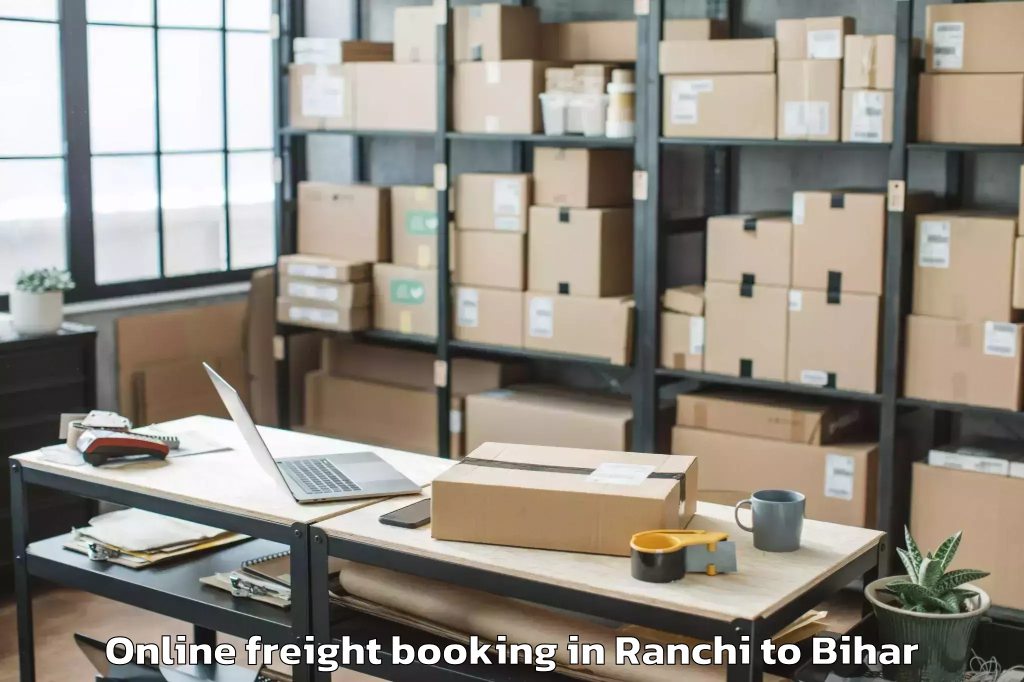 Reliable Ranchi to Narkatia Online Freight Booking